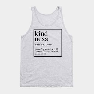 Kindness - Jeremiah 9:23-24 | Christian Quotes Tank Top
